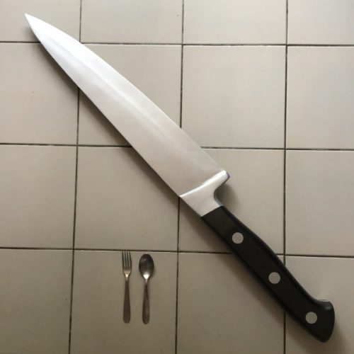 Couteau de boucher géant